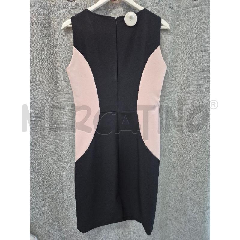 TUBINO DONNA TRUSSARDI NERO E ROSA CON ZIP | Mercatino dell'Usato Trapani via libica 4