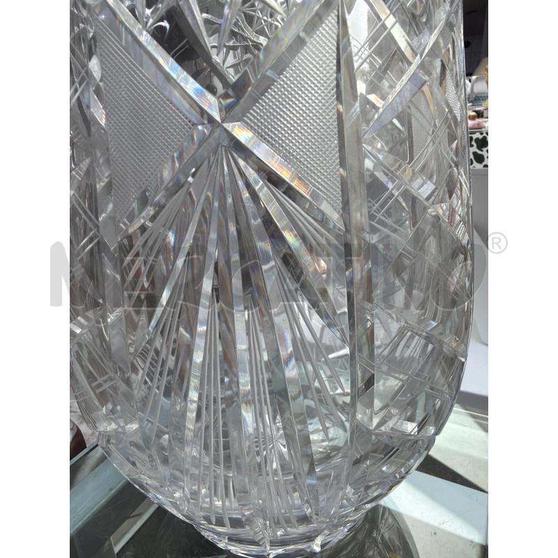 VASO BHEMIA CRISTALLO MARTELLATO | Mercatino dell'Usato Trapani via libica 3