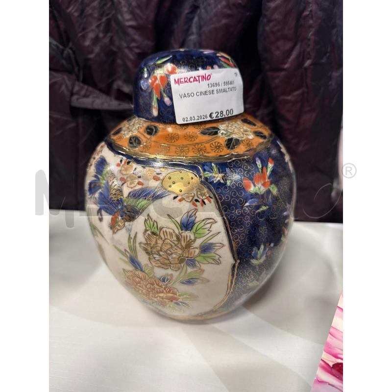 VASO CINESE SMALTATO | Mercatino dell'Usato Trapani via libica 1
