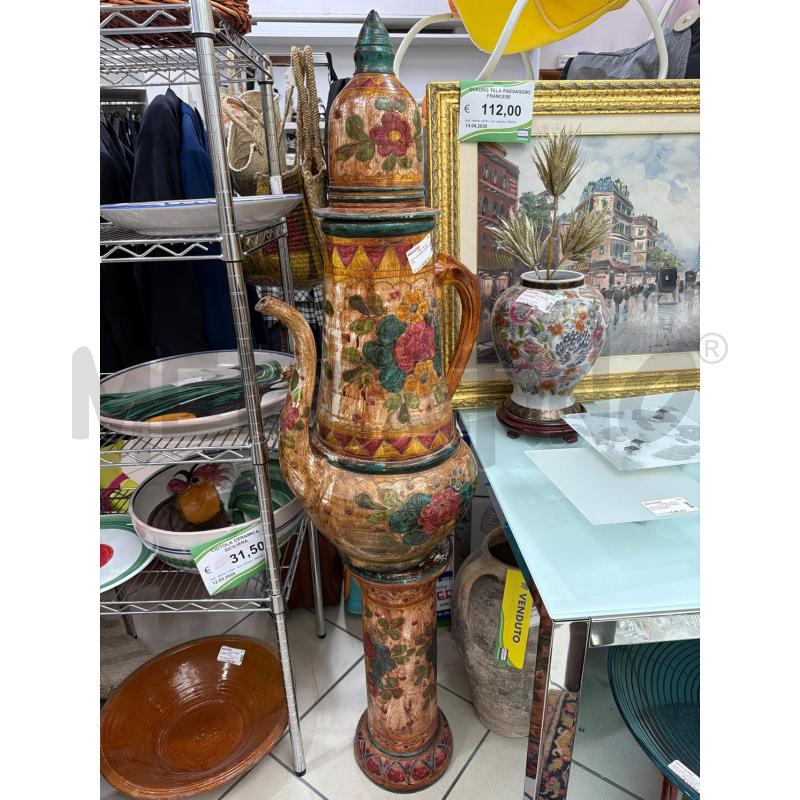 VASO CON BASE TERRACOTTA  | Mercatino dell'Usato Trapani via libica 1
