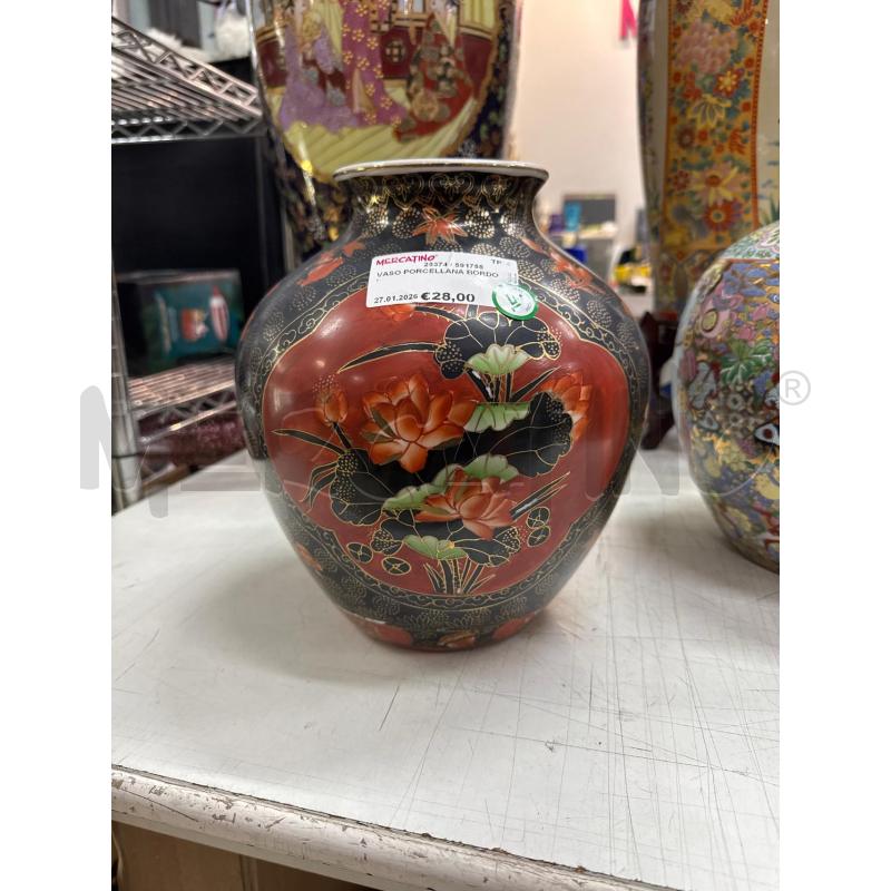 VASO PORCELLANA BORDO' | Mercatino dell'Usato Trapani via libica 1