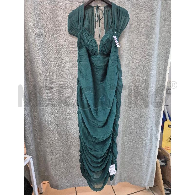 VESTITO DONNA ASOS VERDE BOSCO  | Mercatino dell'Usato Trapani via libica 1