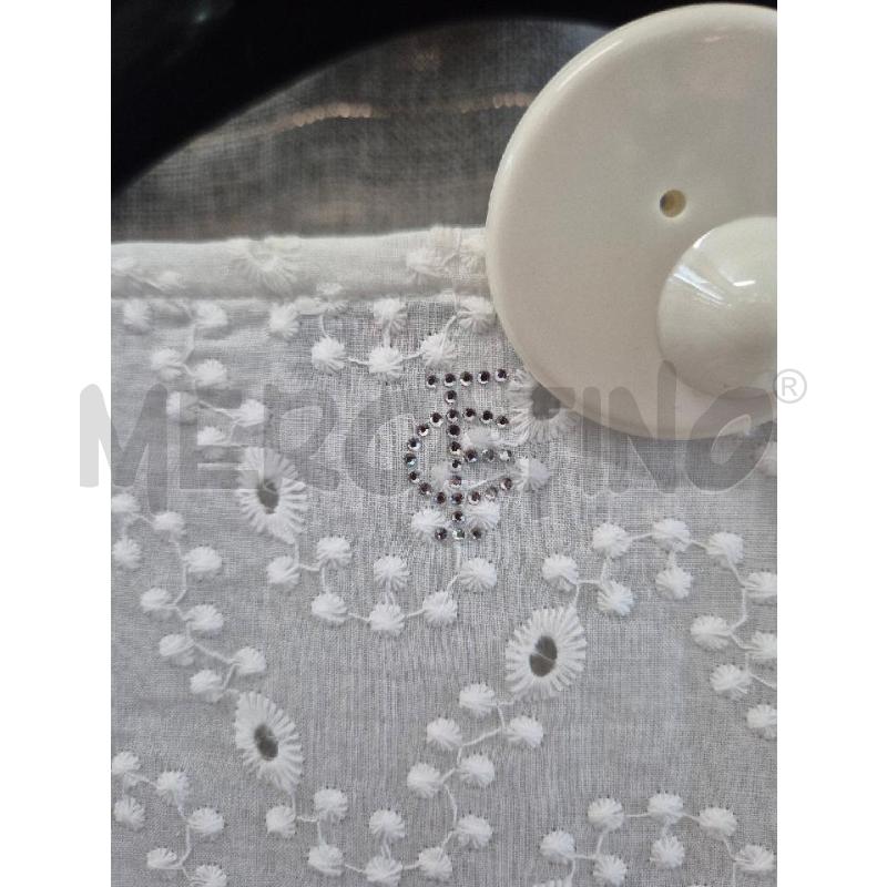 VESTITO DONNA CARLA FERRONI  SANGALLO BIANCO | Mercatino dell'Usato Trapani via libica 4