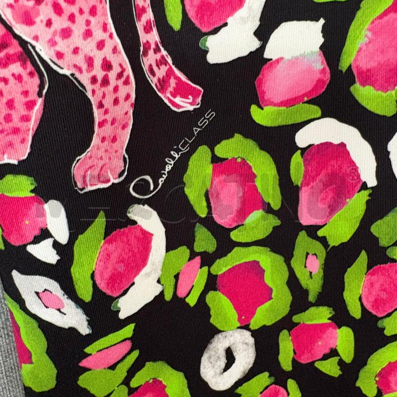 VESTITO DONNA CAVALLI NERO FIORI  | Mercatino dell'Usato Trapani via libica 4
