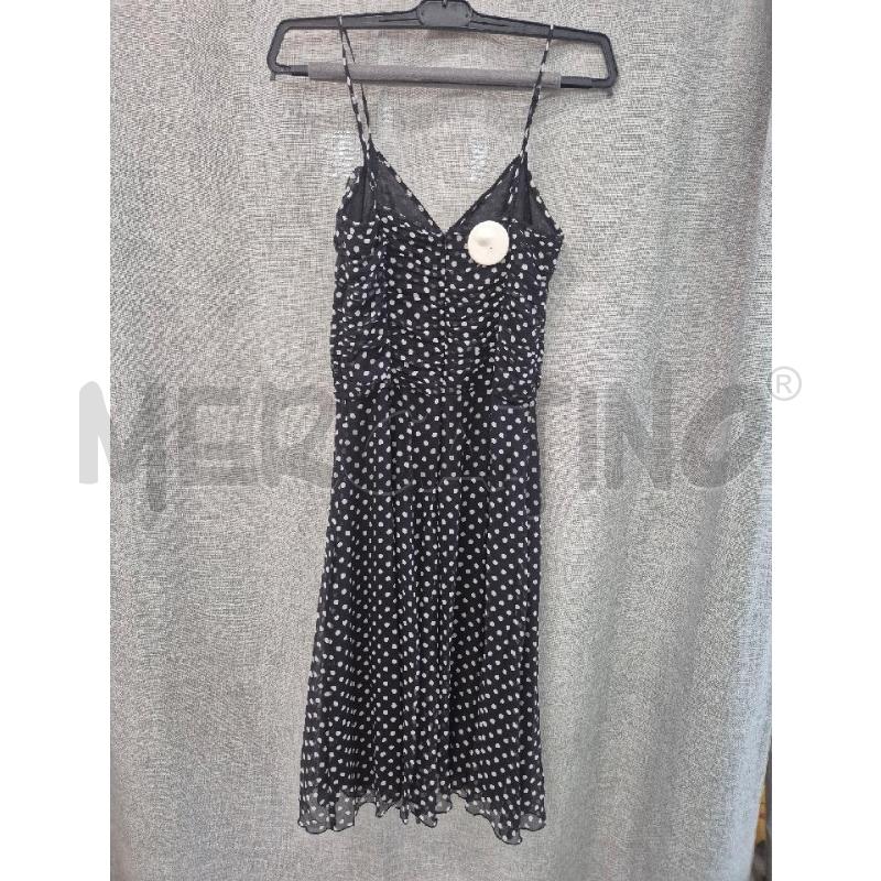VESTITO DONNA GUESS NERO POUA BIANCHI  | Mercatino dell'Usato Trapani via libica 3