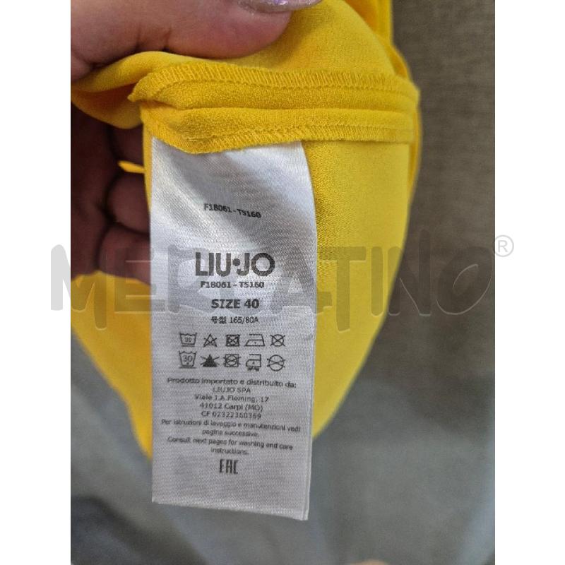 VESTITO DONNA LIU GO GIALLO  | Mercatino dell'Usato Trapani via libica 2