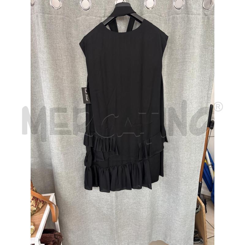 VESTITO DONNA MOSCHINO NERO RASO  | Mercatino dell'Usato Trapani via libica 4