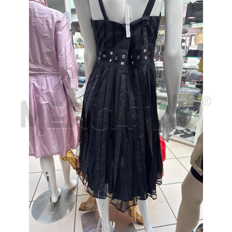 VESTITO DONNA PENNYBLACK NERO E BLU VOLA' CON STRASS | Mercatino dell'Usato Trapani via libica 3