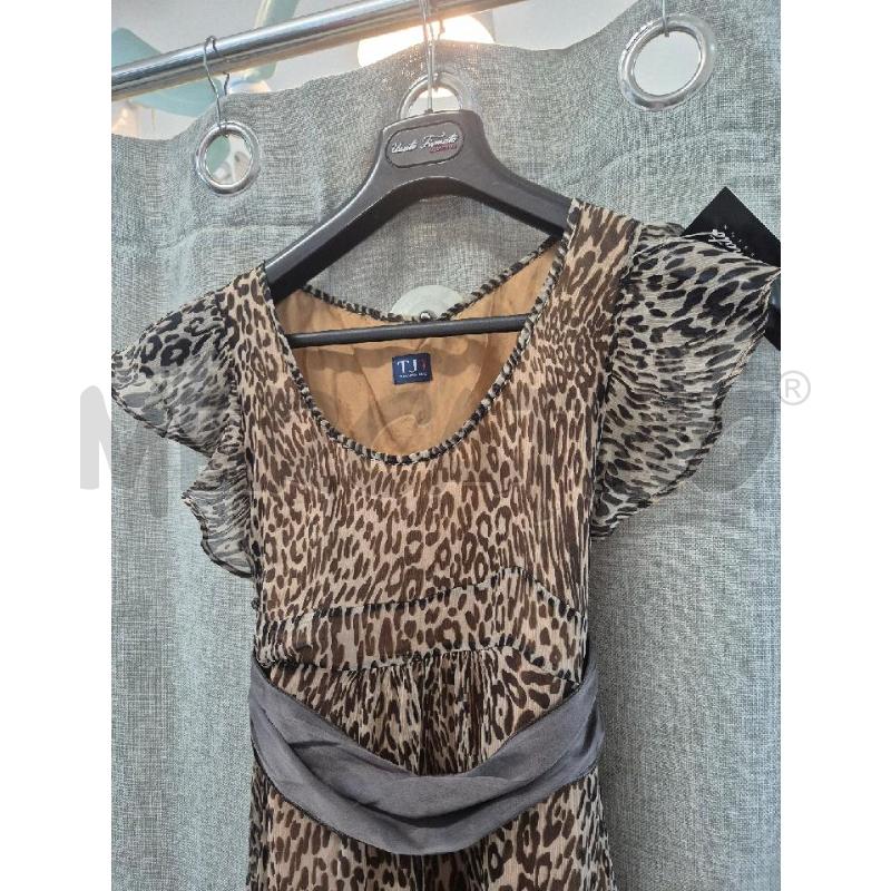 VESTITO DONNA TRUSSARDI MACULATO CINTA GRIGIA | Mercatino dell'Usato Trapani via libica 2