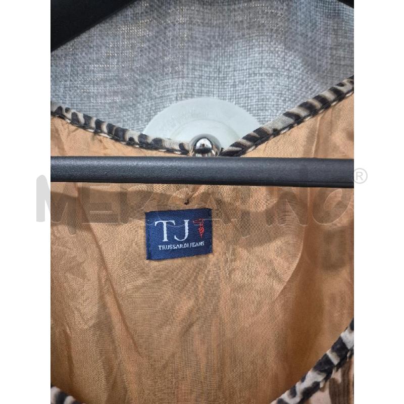 VESTITO DONNA TRUSSARDI MACULATO CINTA GRIGIA | Mercatino dell'Usato Trapani via libica 3
