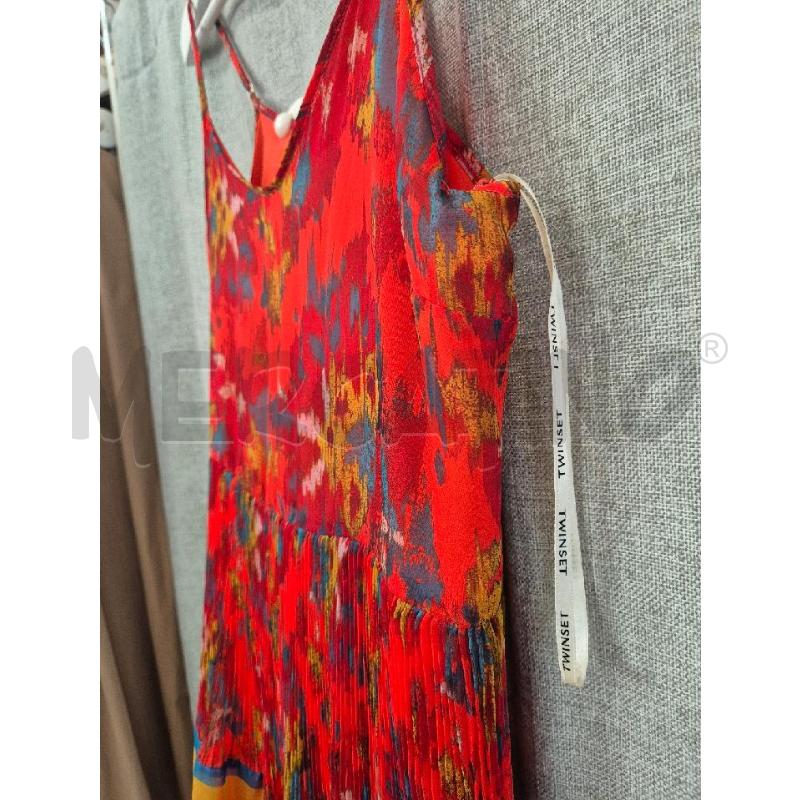 VESTITO DONNA TWINSET ROSSO COLORATO  | Mercatino dell'Usato Trapani via libica 2