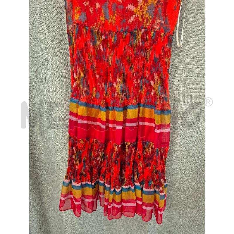 VESTITO DONNA TWINSET ROSSO COLORATO  | Mercatino dell'Usato Trapani via libica 3