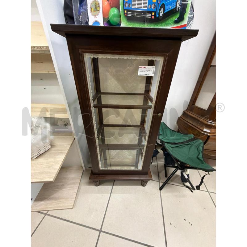VETRINETTA BASSA ARTE POVERA ANTA VETRO | Mercatino dell'Usato Trapani via libica 1