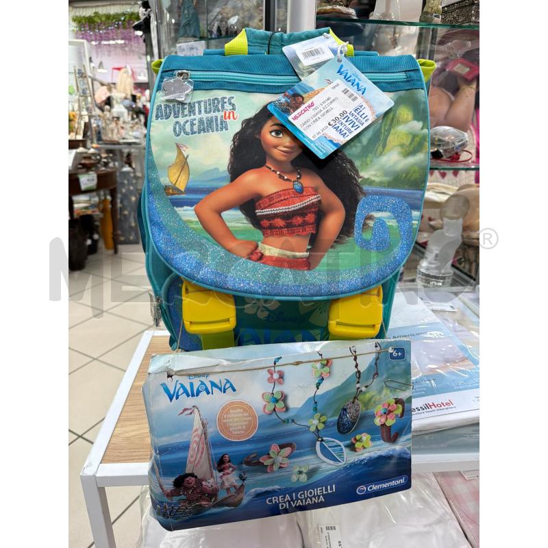 ZAINO VAIANA AZZURRO CON CREA GIOIELLI | Mercatino dell'Usato Trapani via libica 1