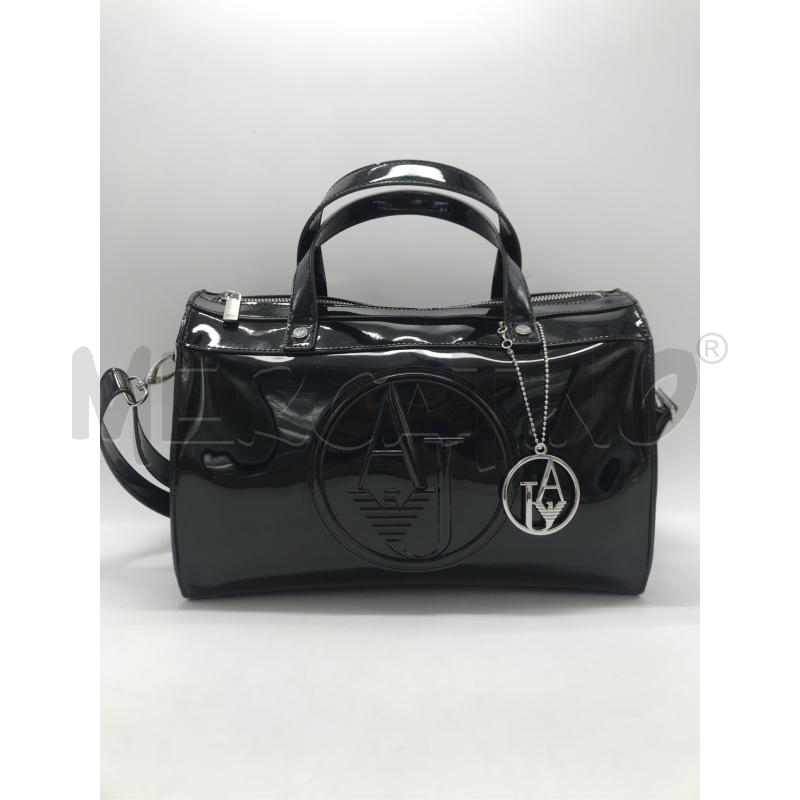 BORSA DONNA NERA BAULETTO ARMANI JEANS | Mercatino dell'Usato Erice casa  santa zona carcere