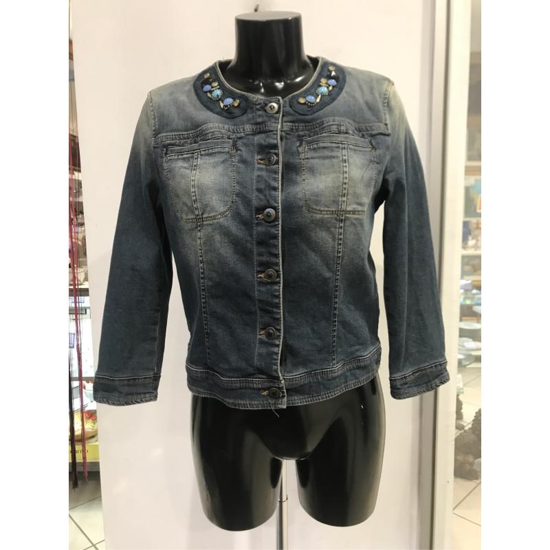 GIUBBINO DONNA JEANS SISLEY | Mercatino dell'Usato Erice casa santa zona  carcere