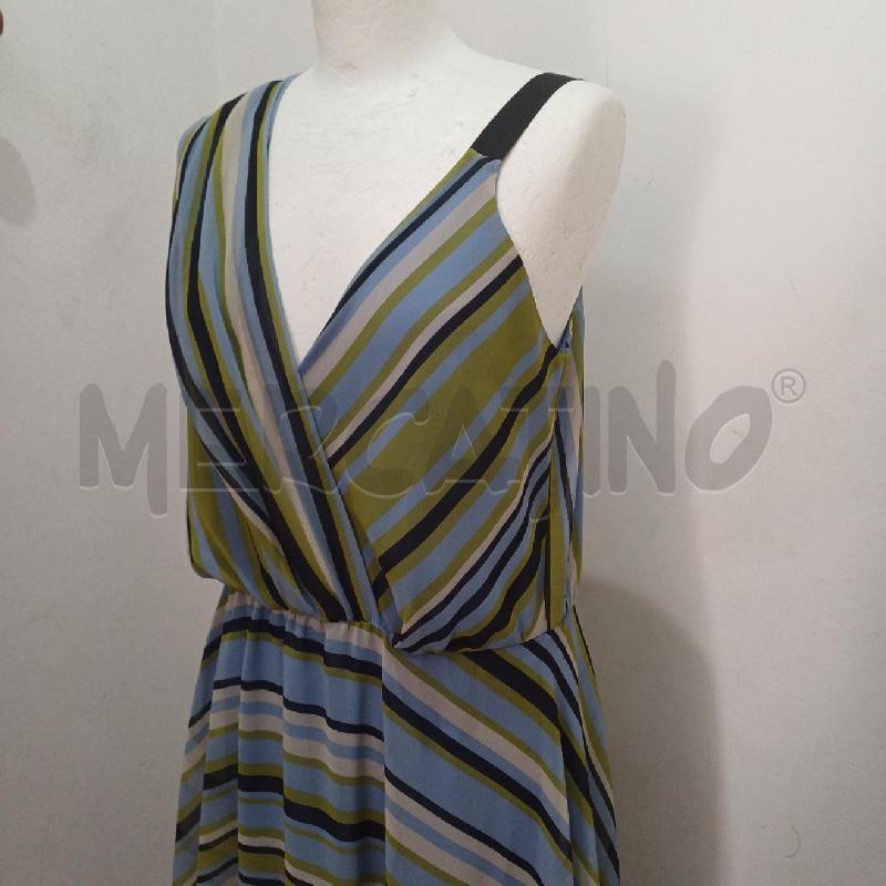 ABITO DONNA AZZURRO VERDE RIGHE OPERA' | Mercatino dell'Usato Alcamo 3