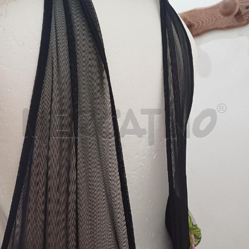 ABITO DONNA BIANCO NERO CON FIORI FUCSIA ELEGANTE SCOLLO AMERICANA ALLURE | Mercatino dell'Usato Alcamo 5