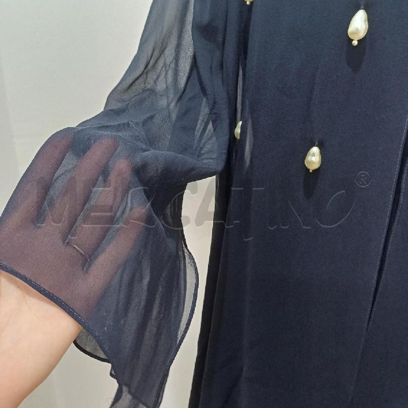 ABITO DONNA BLU PURA SETA CON SCARAMAZZI | Mercatino dell'Usato Alcamo 5