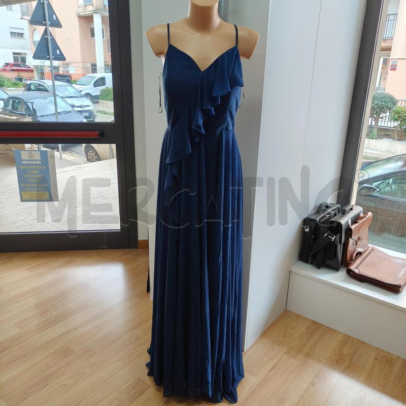 ABITO DONNA ELEGANTE BLU MICROGLITTER DANTHIENNE | Mercatino dell'Usato Alcamo 2