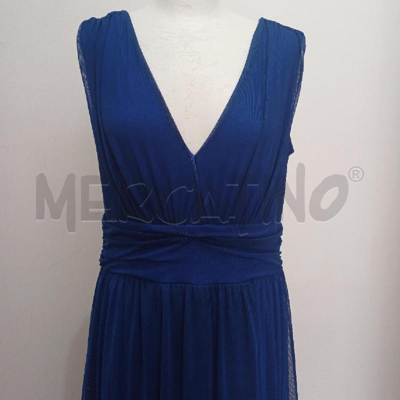 ABITO DONNA ELEGANTE BLU RETINA+COPRISPALLE REBECCA | Mercatino dell'Usato Alcamo 3
