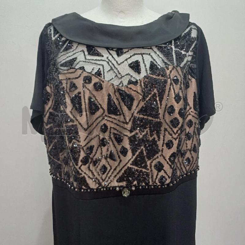 ABITO DONNA ELEGANTE NERO E CHAMPAGNE PAILLETTES SHARON | Mercatino dell'Usato Alcamo 2