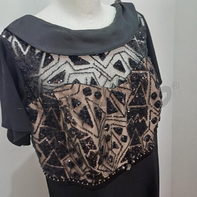 ABITO DONNA ELEGANTE NERO E CHAMPAGNE PAILLETTES SHARON | Mercatino dell'Usato Alcamo 3