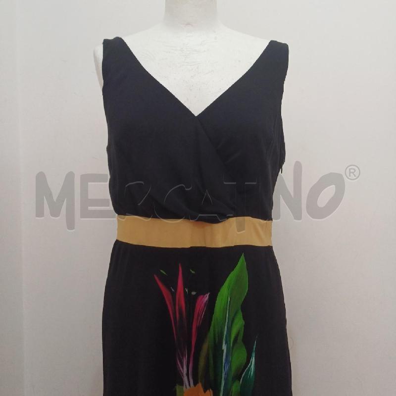ABITO DONNA ELEGANTE NERO FIORI SOTTO | Mercatino dell'Usato Alcamo 2