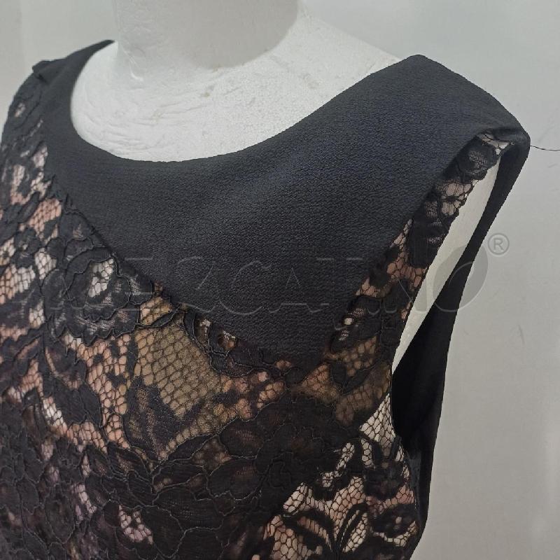 ABITO DONNA ELEGANTE NERO PIZZO FONDO ROSA TUBINO | Mercatino dell'Usato Alcamo 3