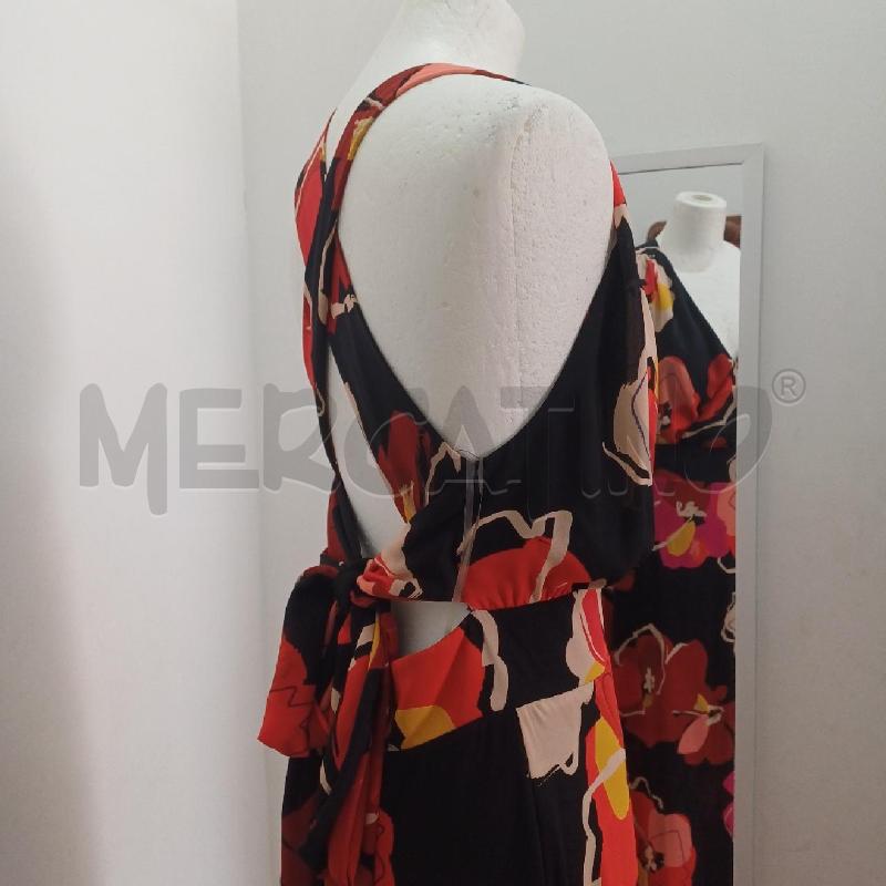 ABITO DONNA ELEGANTE NERO ROSSO JE NE INCROCIO DIETRO | Mercatino dell'Usato Alcamo 3