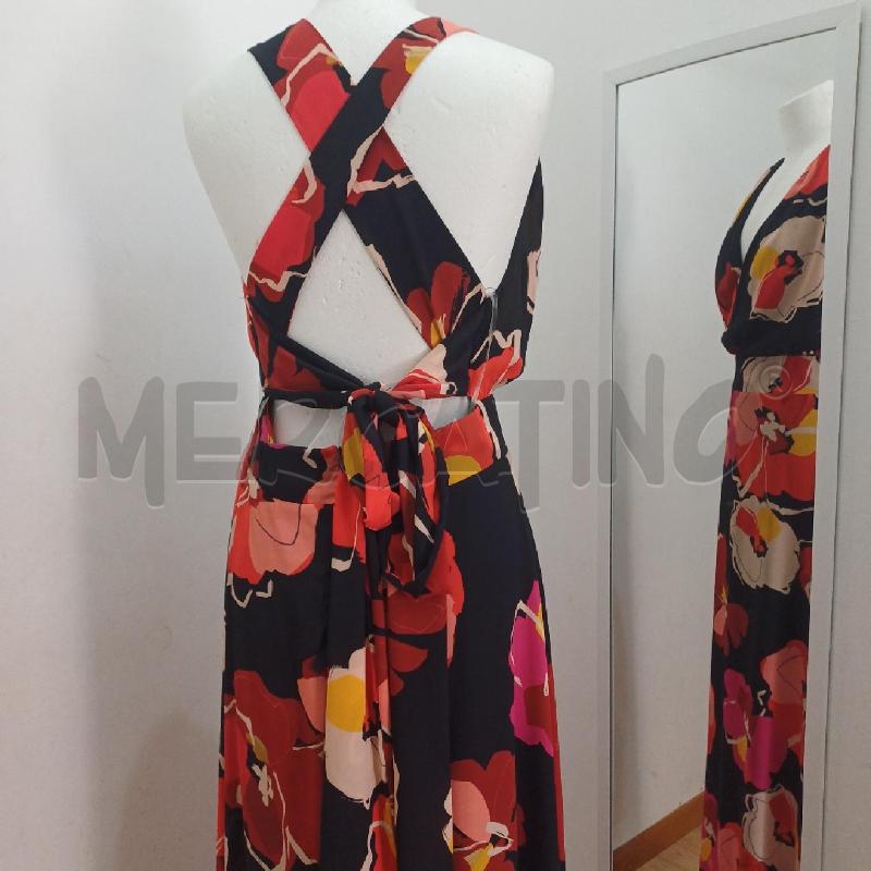 ABITO DONNA ELEGANTE NERO ROSSO JE NE INCROCIO DIETRO | Mercatino dell'Usato Alcamo 4