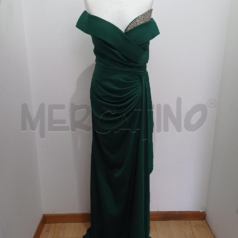 ABITO DONNA ELEGANTE VERDE BARCA DEKOLTE | Mercatino dell'Usato Alcamo 1