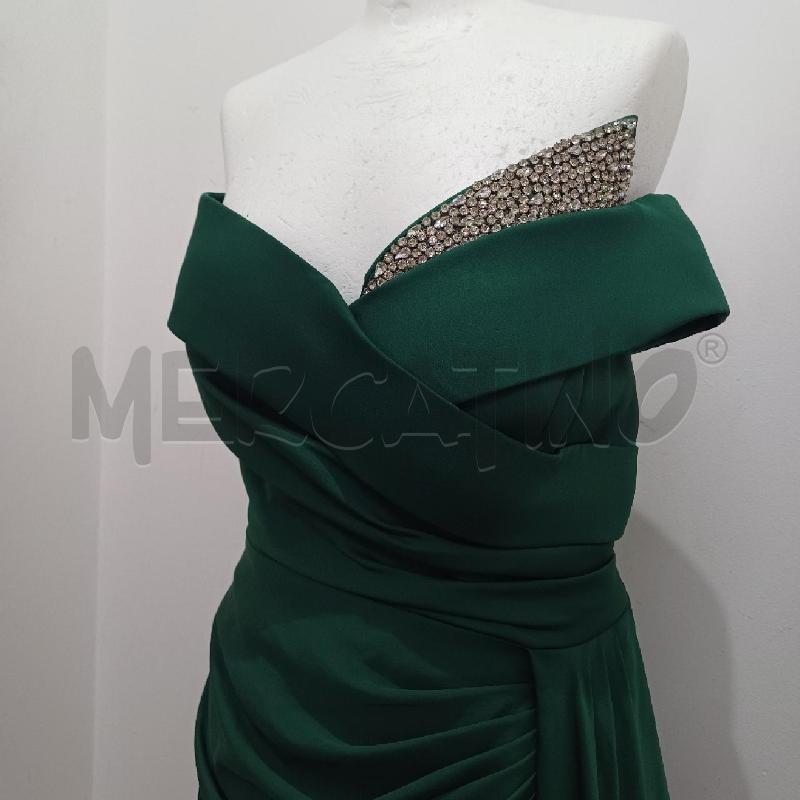 ABITO DONNA ELEGANTE VERDE BARCA DEKOLTE | Mercatino dell'Usato Alcamo 2
