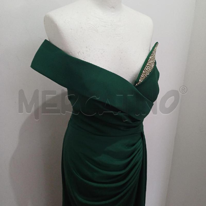 ABITO DONNA ELEGANTE VERDE BARCA DEKOLTE | Mercatino dell'Usato Alcamo 3
