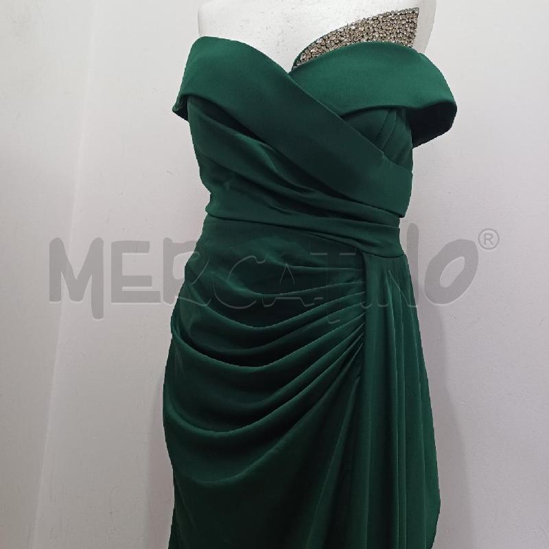 ABITO DONNA ELEGANTE VERDE BARCA DEKOLTE | Mercatino dell'Usato Alcamo 4