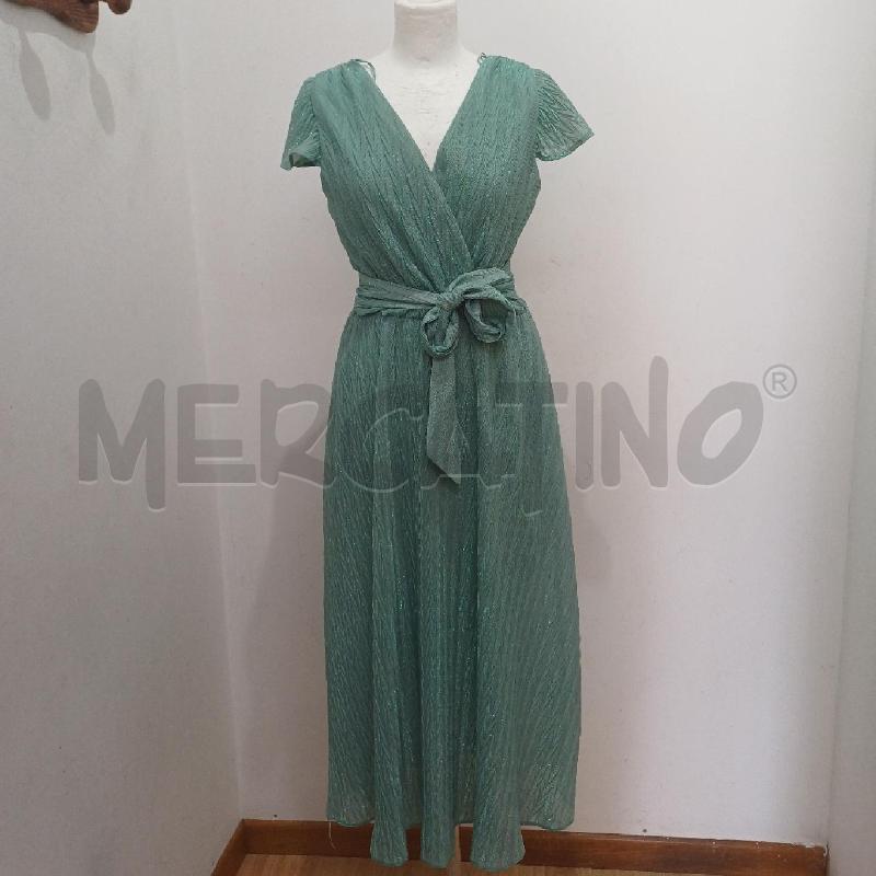 ABITO DONNA ELEGANTE VERDE LUREX ACCESS+STOLA | Mercatino dell'Usato Alcamo 1