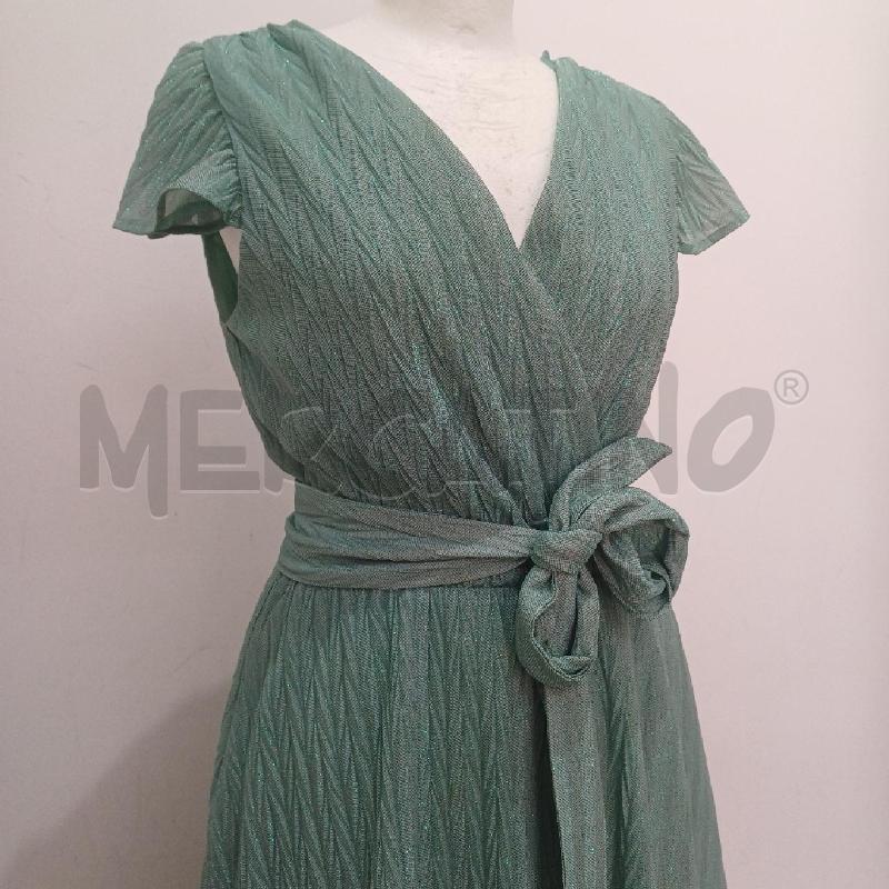 ABITO DONNA ELEGANTE VERDE LUREX ACCESS+STOLA | Mercatino dell'Usato Alcamo 2