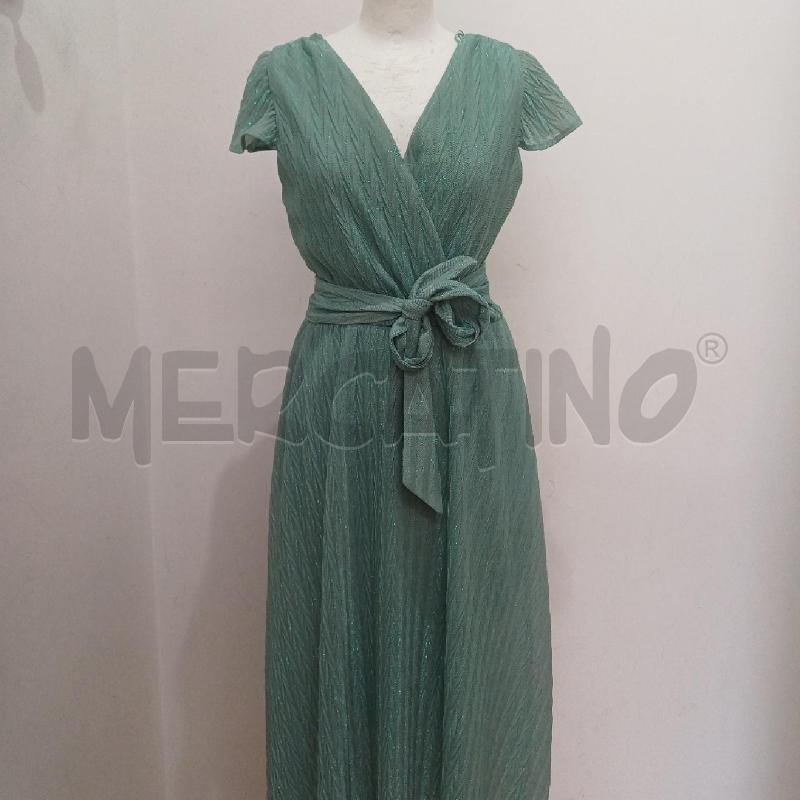 ABITO DONNA ELEGANTE VERDE LUREX ACCESS+STOLA | Mercatino dell'Usato Alcamo 4
