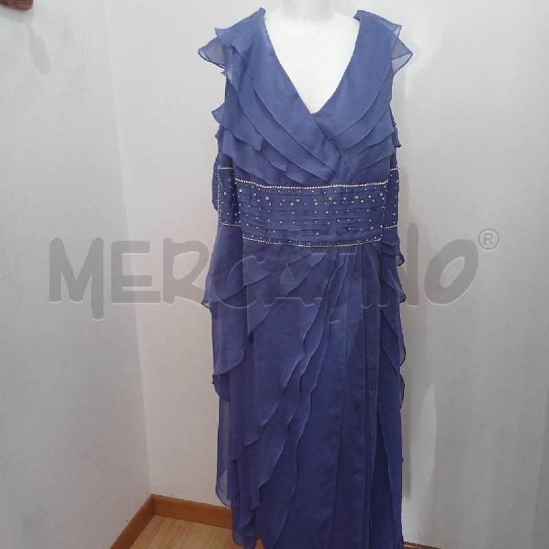 ABITO DONNA ELEGNATE BLU VIOLETTO OVER VOLA' | Mercatino dell'Usato Alcamo 1