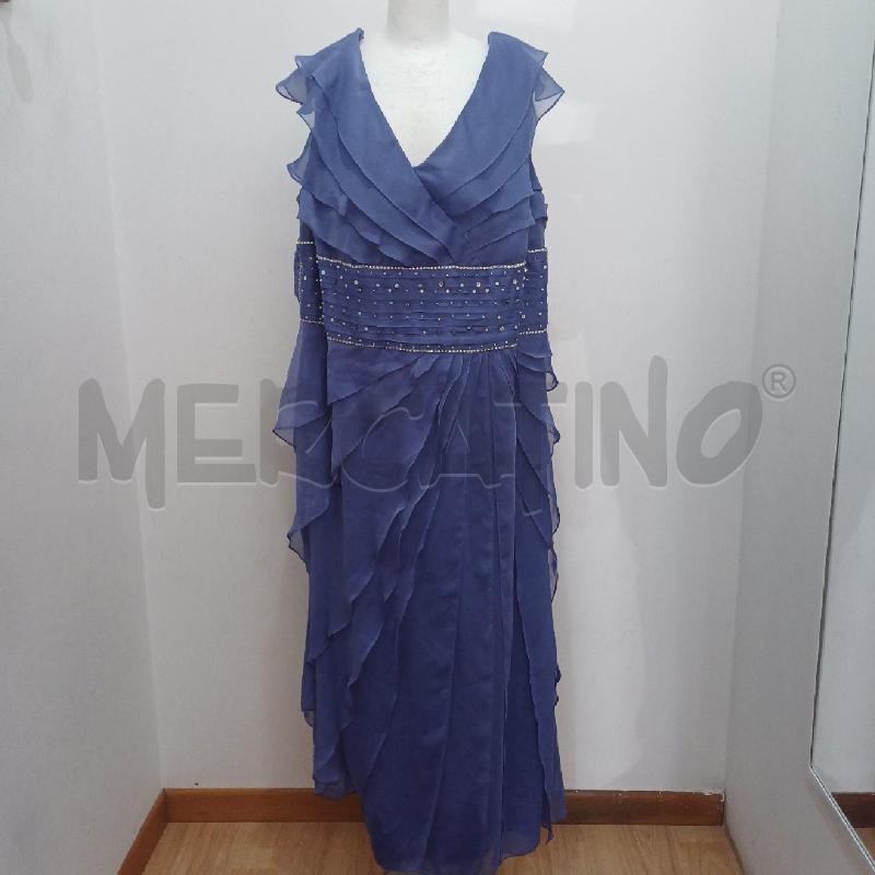 ABITO DONNA ELEGNATE BLU VIOLETTO OVER VOLA' | Mercatino dell'Usato Alcamo 2