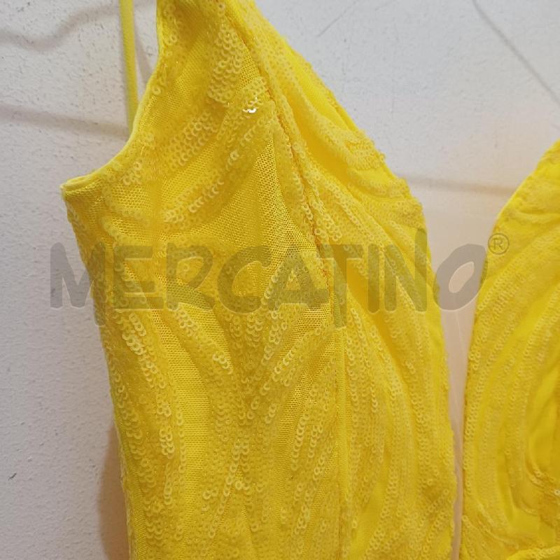 ABITO DONNA GIALLO ELEGANTE SIRENA PAILLETTES | Mercatino dell'Usato Alcamo 3