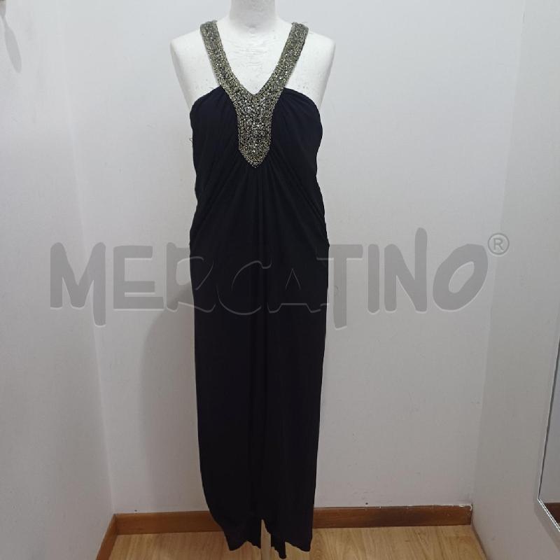 ABITO DONNA NERO ELEGANTE INCROCIO PERLINE E BORCHIETTE | Mercatino dell'Usato Alcamo 1