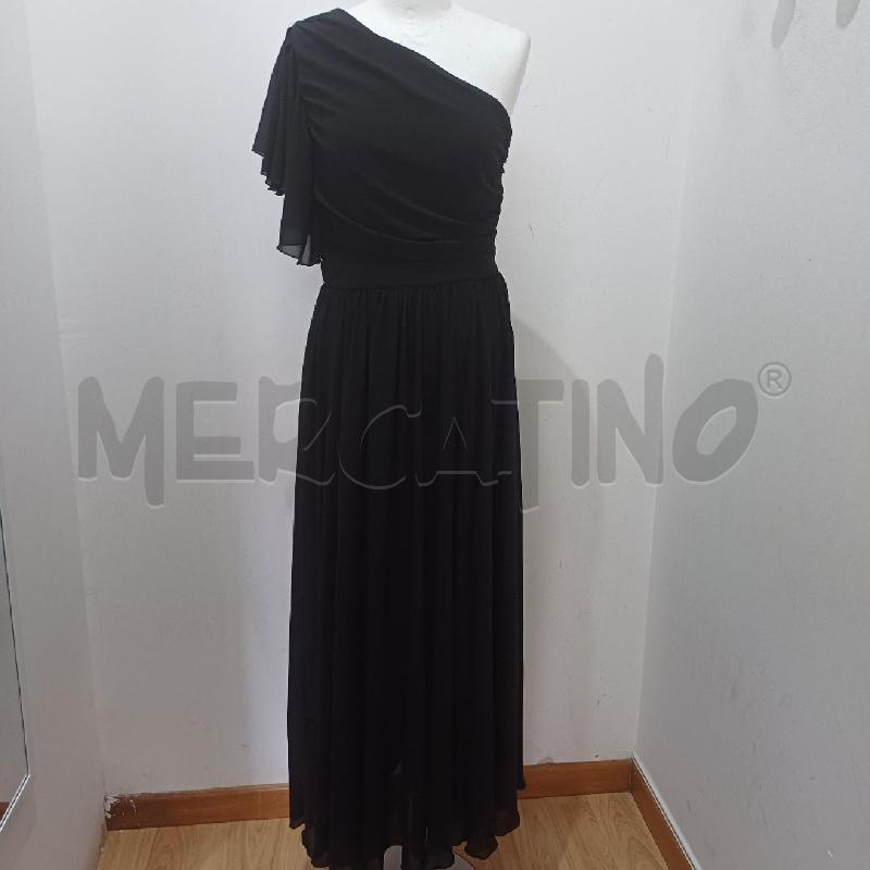 ABITO DONNA NERO PUDIKA ELEGANTE MONOSPALLA | Mercatino dell'Usato Alcamo 1