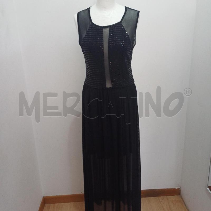 ABITO DONNA NERO TULLE ARTIGLI LONGUETTE TRASPARENZA | Mercatino dell'Usato Alcamo 1