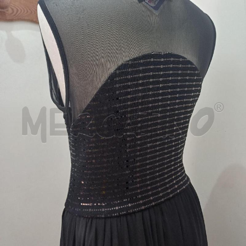 ABITO DONNA NERO TULLE ARTIGLI LONGUETTE TRASPARENZA | Mercatino dell'Usato Alcamo 4