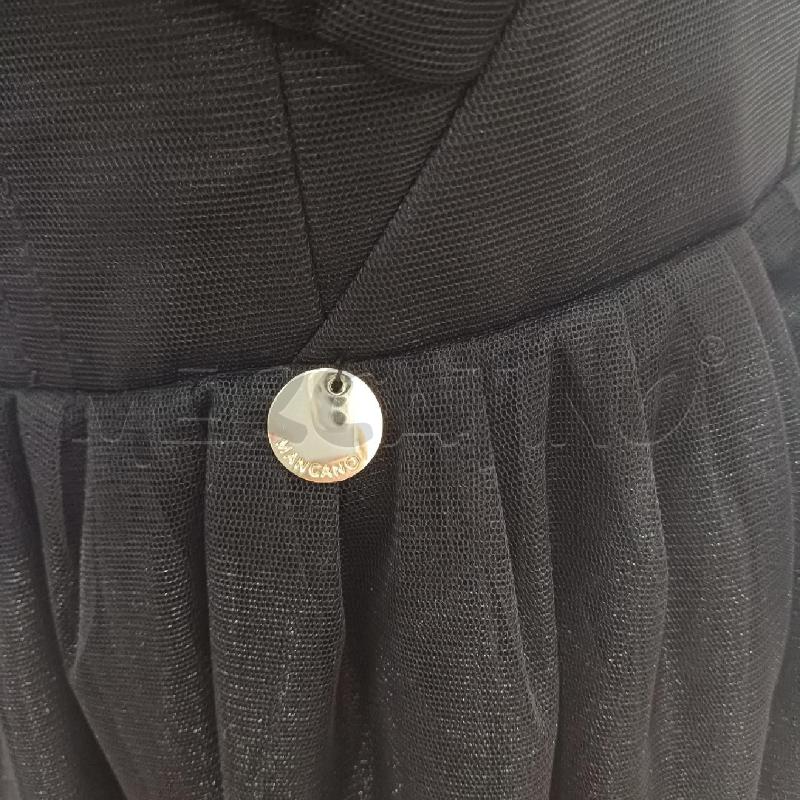 ABITO DONNA NERO TULLE MANGANO BRETELLINE | Mercatino dell'Usato Alcamo 3