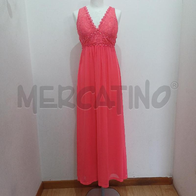 ABITO DONNA ROSA ELEGANTE PIZZO DIETRO VICTORIA | Mercatino dell'Usato Alcamo 1