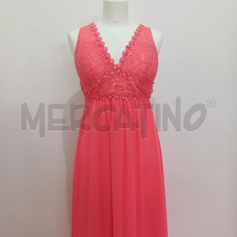 ABITO DONNA ROSA ELEGANTE PIZZO DIETRO VICTORIA | Mercatino dell'Usato Alcamo 2