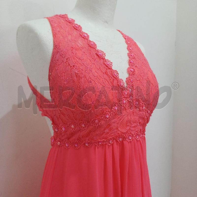 ABITO DONNA ROSA ELEGANTE PIZZO DIETRO VICTORIA | Mercatino dell'Usato Alcamo 3