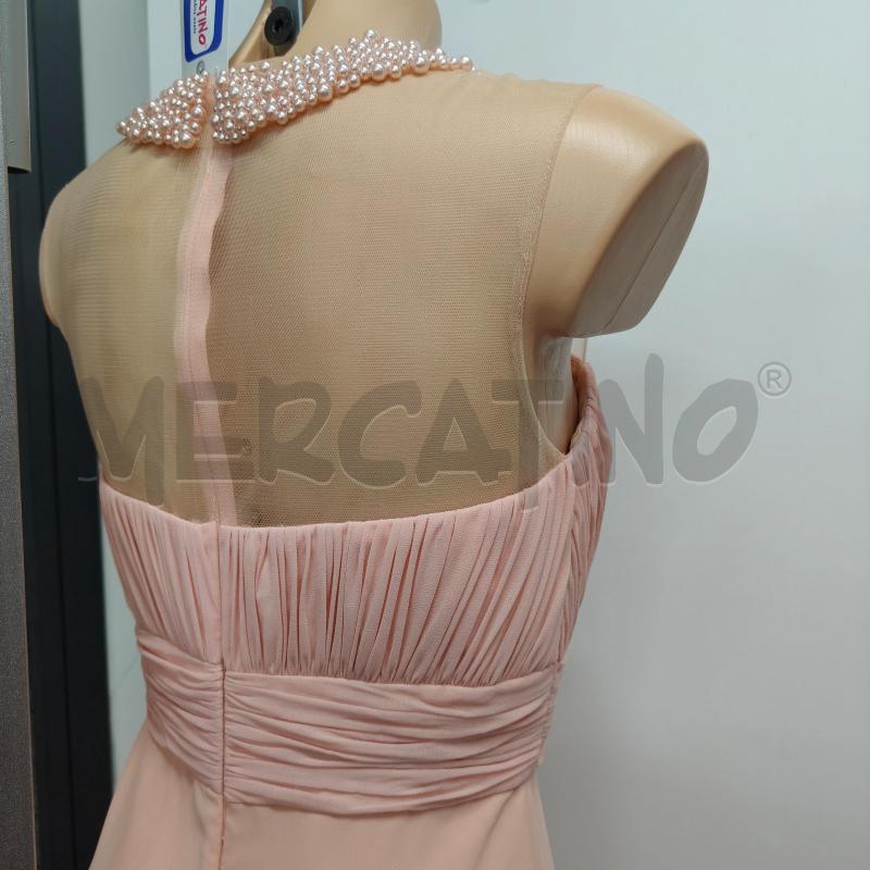 ABITO DONNA ROSA TULLE COLLO PERLE SUSANNA RIVIERI | Mercatino dell'Usato Alcamo 3